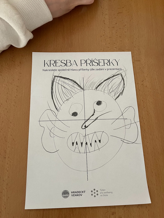 Wellbeing v 8. B: Úniková hra a příšerky dobré nálady