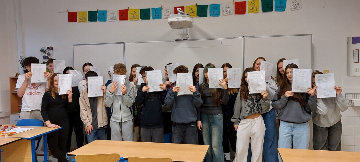 Vysvědčení za 1. pololetí